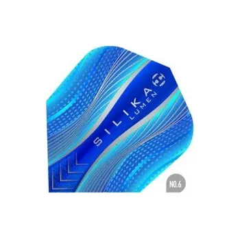 Příslušenství pro šipky HARROWS LETKY SILIKA LUMEN NO6 - BLUE F3966