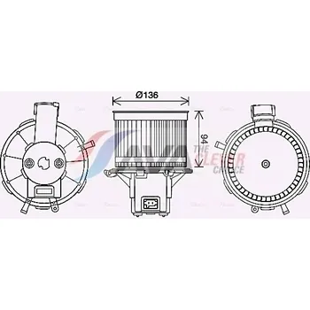 vnitřní ventilátor AGB 3003NU-6