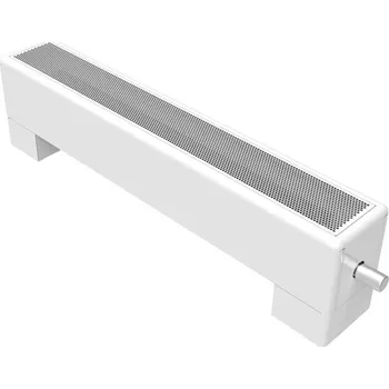 Radiátor Konvektor samostojný Isan Ecolite Round 500 x 138 x 400 mm, 258 W, připojení vpravo, bílá