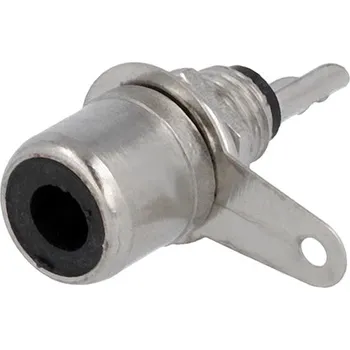 Elektrická zásuvka Konektor CINCH zásuvka do panelu černý