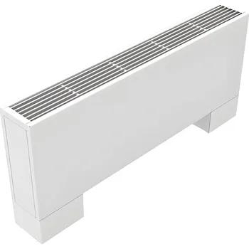 Radiátor Konvektor samostojný s ventilátorem Isan Ecolite Cube 350 x 138 x 2000 mm, 6120 W, připojení vlevo, bílá