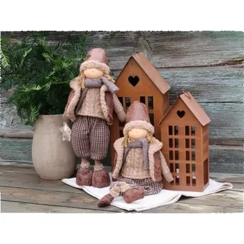 Vánoce Velká lucerna domeček rezatá, Rozměr Velká