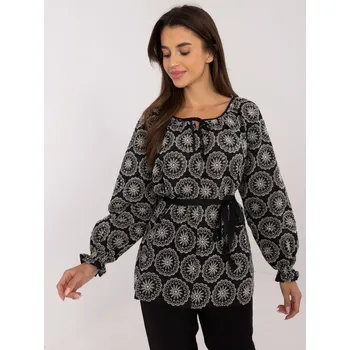 Dámská košile Halenka LK BZ 509744.12X černá L/XL