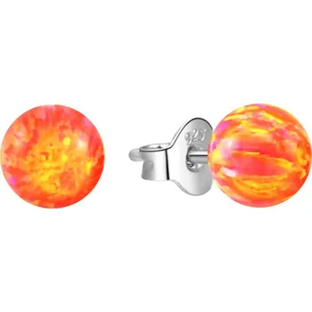 Náušnice Stříbrné opálové náušnice