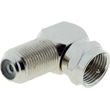 Anténní konektor Spojka F úhlová F/M