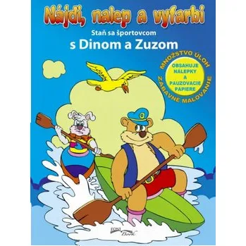 Bystrá hlava FONI book s.r.o. Nájdi, nalep a vyfarbi Staň sa športovcom s Dinom a Zuzom