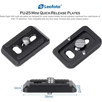 Rychleupínací destička Leofoto (PU-25)
