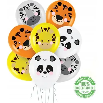 Balónek Latexové balónky PartyPal zvířátka 8 kusů