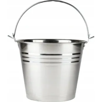 Obraz NEREZOVÉ OCELOVÉ VEDRO POTRAVINÁŘSKÉ NA MLÉKO MED 8L