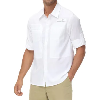 Pánská košile Pánská outdoorová košile Barva: Bílá, Velikost: 2XL