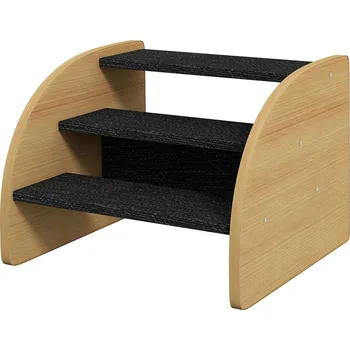 Bouda pro psa BRAVSON GROUP s.r.o. Schůdky pro psy a kočky PAWHUT D06-185V00AK, černé, 38,5x38,5x30 cm