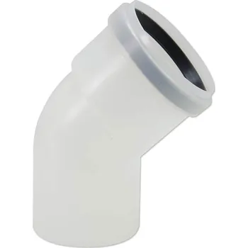 Kotel BUDERUS spalinové koleno DN 80, 45° plast PP 7738112653