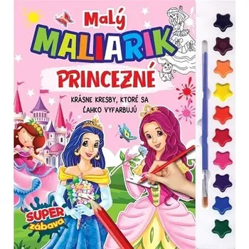omalovánky Malý maliarik Princezné Kniha