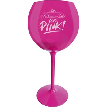 Sklenice Bohemia Sekt Ice PiNK! nerozbitná sklenka růžová