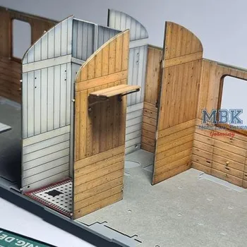 Plastikový model Uschi van der Rosten 1/35 Wood Grain Decals for Cid-27 Donnerbüchse