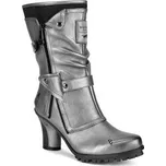 Mustang Kozačky 1141-606 Stříbrná 40