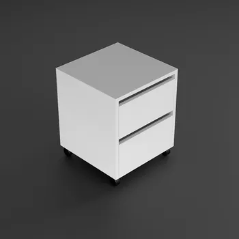 Zásuvkový kontejner Zásuvkový kontejner pod stůl bílý, nábytková deska, KOLEČKA MARCO GAME