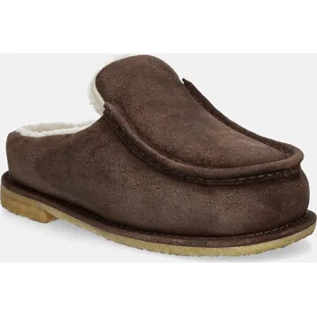 Dámské pantofle Semišové papuče JW Anderson Mule ANW43230A.567 hnědá 89X, EUR 37