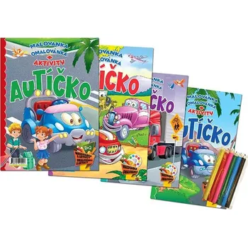 omalovánky Maľovanka Omalovánka a aktivity Autíčko Kniha