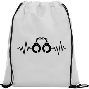 Sportovní vak Vak na záda - Tep pouta Růžová