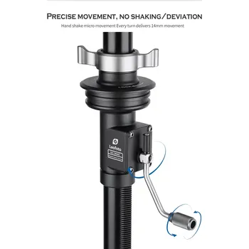 Plotový sloupek LEOFOTO | Středový sloupek s klikou (364C)