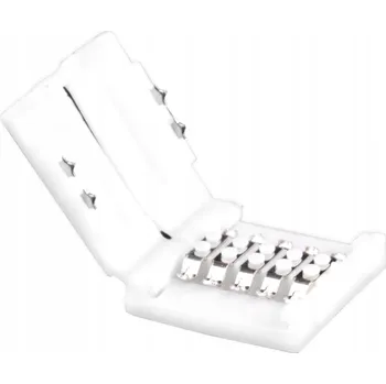 LED osvětlení Dvojitá spojka s klipem pro RGBW LED pásek 12mm