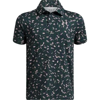 Chlapecké tričko Under Armour Playoff Printed dětské polo, midnight navy/forest green dětské, M