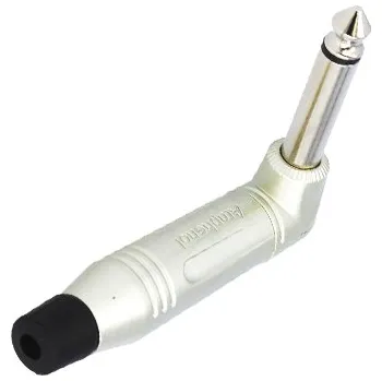 Elektrický konektor Konektor JACK 6,35mm vidlice mono ACPM-RN