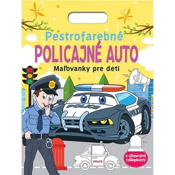 omalovánky Pestrofarebné policajné auto Kniha