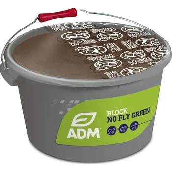 Krmivo pro hospodářské zvíře Minerální liz BIO Block NO FLY GREEN proti mouchám a hmyzu pro skot, kozy a ovce 25 kg
