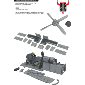 Plastikový model Eduard 1/72 P-51D-10 ESSENTIAL (EDUARD)