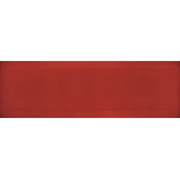 Obklad Obklad Ribesalbes Chic Colors rojo bisel 10x30 cm lesk CHICC1404