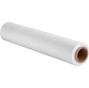 Obalový materiál BRAVSON GROUP s.r.o. Ruční stretch fólie BG 0,5m/160m bílá, 2,3kg, 23µm