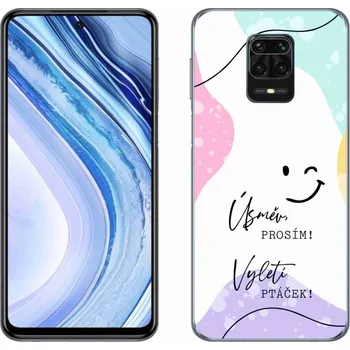 Pouzdro na mobilní telefon Gelový kryt mmCase na Xiaomi Redmi Note 9S - vtipný text 4 bílé pozadí