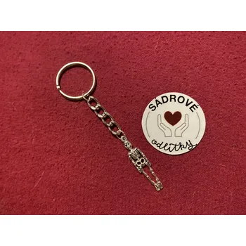 HandMade by VeJa Přívěšek na klíče - kostlivec