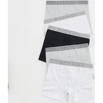 Chlapecké spodní prádlo Reserved - Bavlněné boxerky 5‑pack - světle šedá - 141DA-09M - 141DA-09M-U11