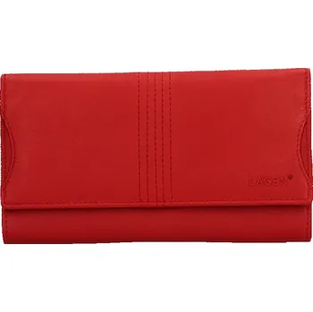 Peněženka Dámská peněženka LAGEN kožená BLC/4735 červená RED, Lagen