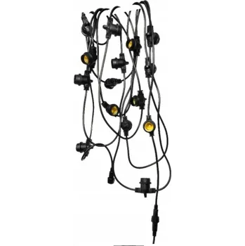 Vánoční dekorace Světelný řetěz Wroled 1000 cm, síťový, černý