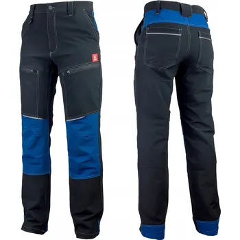 Pracovní obuv PÁNSKÉ PRACOVNÍ KALHOTY POHODLNÉ lehce zateplené DO PASU SOFTSHELL 6XL / 62