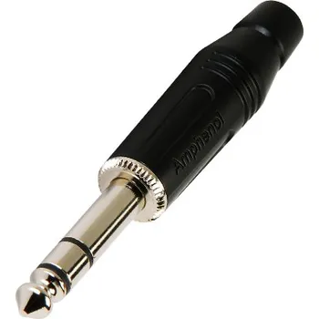 Audio kabel Konektor JACK 6,35mm vidlice stereo ACPS