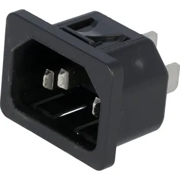 Elektrická vidlice Konektor IEC60320 C14 (E) vidlice 6100.4310