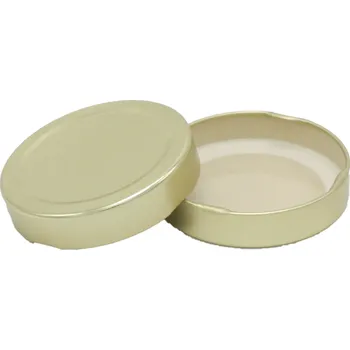 Víčko na zavařovací sklenici Zavařovací víčko DEEP VYSOKÉ ZLATÉ TO 66 RTS (paster do 105°C) Počet kusů v balení: 800