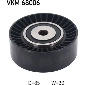 Vratná/vodicí kladka, klínový žebrový řemen SKF VKM 68006