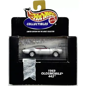 autíčko HOT WHEELS - 1969 Oldsmobile 442 Silver (E8)
