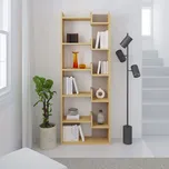 Moderní knihovna Houseland Oppa dub přírodní/mocha