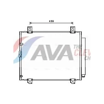 Výparník klimatizace Kondenzátor, klimatizace AGB 8105K8C4