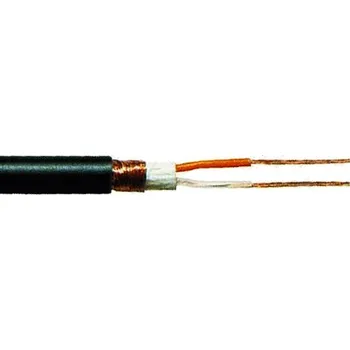 elektrický kabel Kabel C114 2x0,25 černý