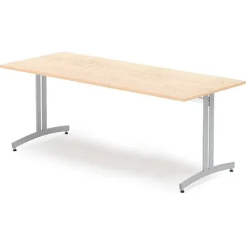 Jídelní stůl Jídelní stůl, 1800x800 mm, béžové linoleum, šedá