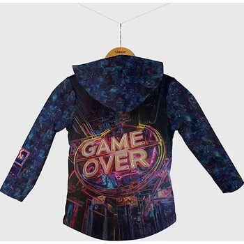 Panel se střihem 128 softshell bunda game over