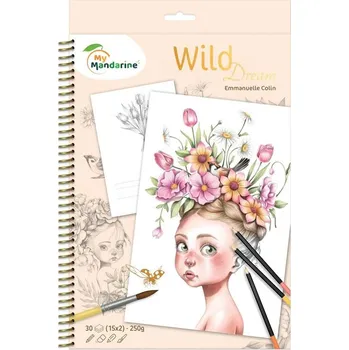 omalovánky Avenue Mandarine Umělecké omalovánky Wild 18 (30listů)
